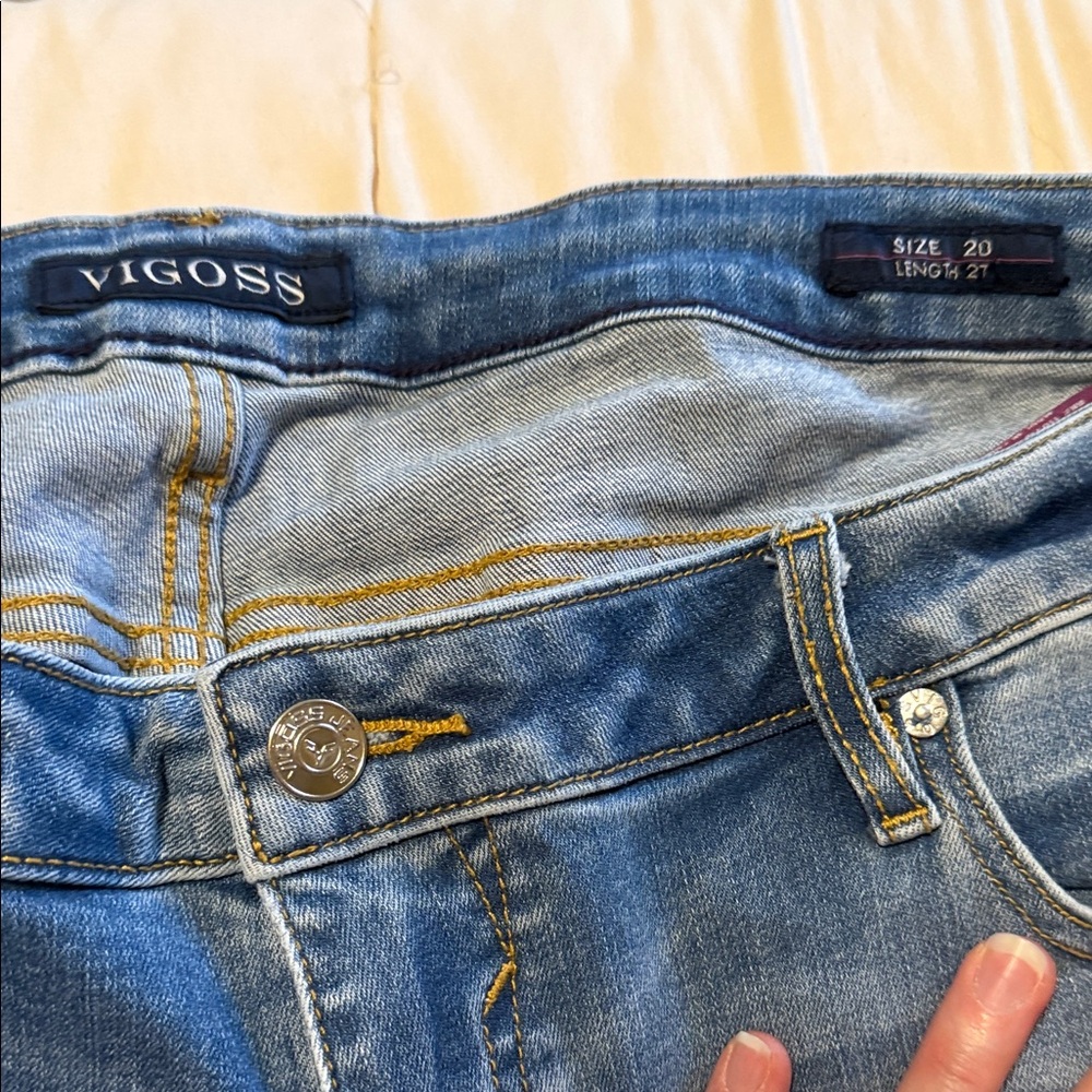 Vigoss Women's Light Blue Denim Jeans